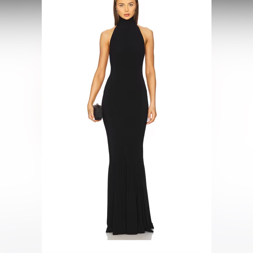 Norma Kamali Black Maxi Dress